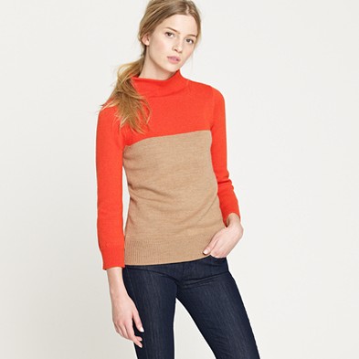 J Crew Women's Turtleneck sweater with Save big on winter staples duri...